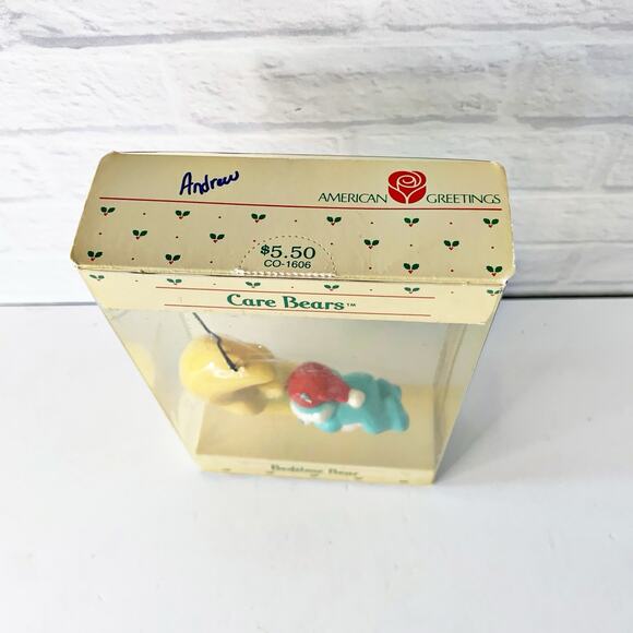Vintage Care Bears Bedtime Bear Sleeping On Moon Christmas Ornament 1993 AG - Picture 8 of 9
